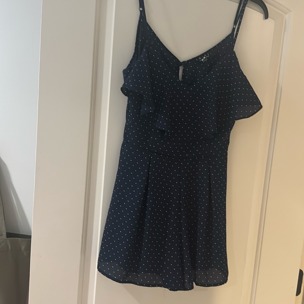 Black Polka Dot Romper